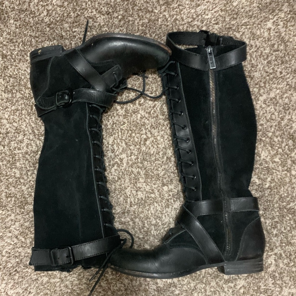 Matiko leather/suede boots